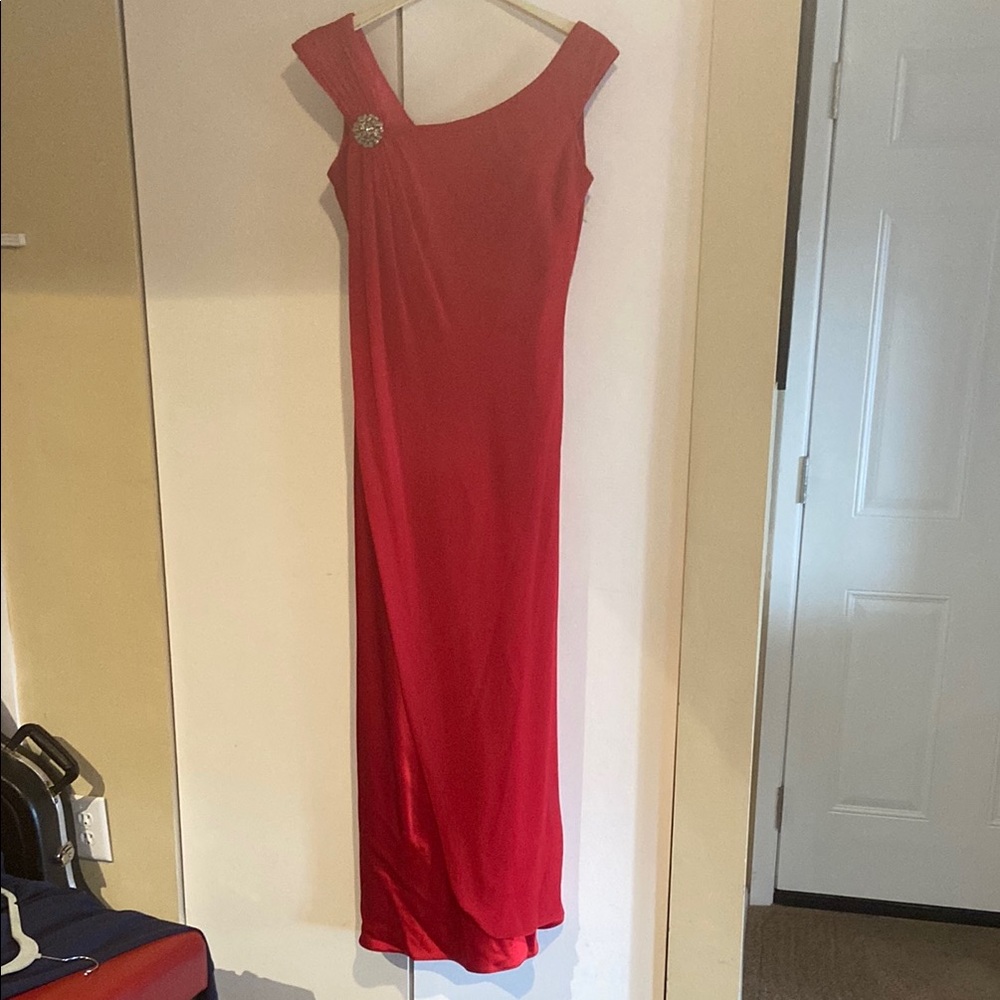 Red Cocktail Gown